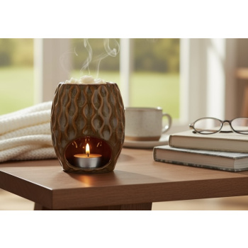 Καφέ ανάγλυφος μεγάλος αρωματιστής